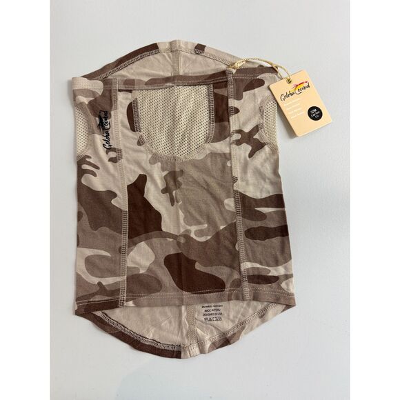 Gotcha Covered Head & Neck Gaiter Tan Camoflauge Hunting Fishing Size S/M - Picture 1 of 9